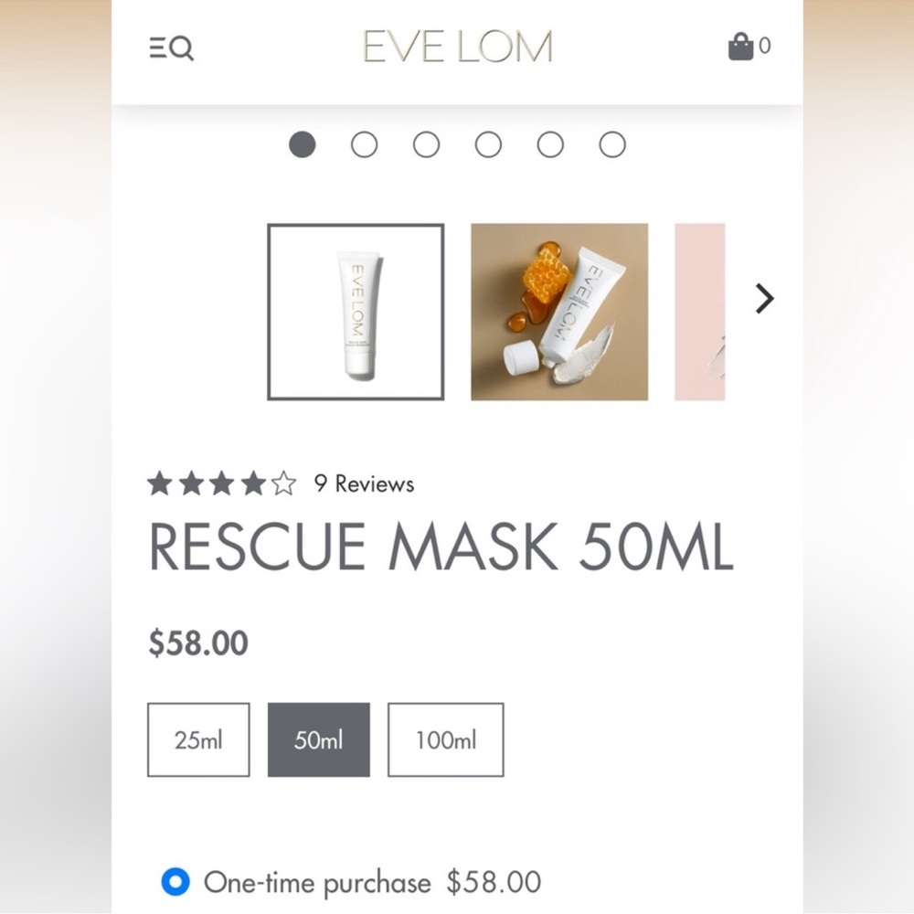 NEW Evelom Rescue Mask - Picture 9 of 10